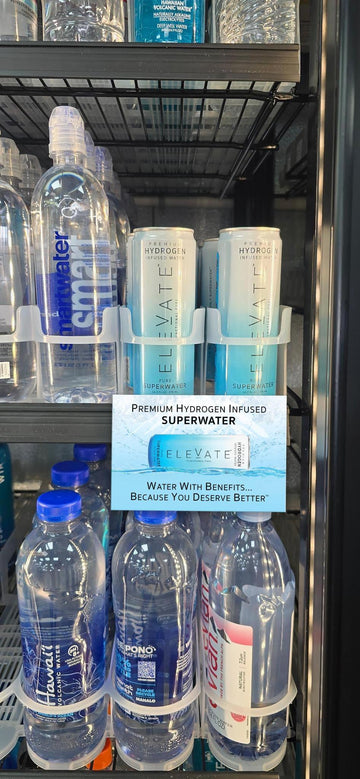 Cooler Decal (On Glass, Under Product) 6"x4" $0.27 - ELEVATE BEVERAGES