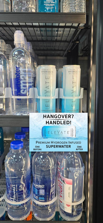 Hangover Cooler Decal (On Glass, Under Product) 6"x4" $0.27 - ELEVATE BEVERAGES
