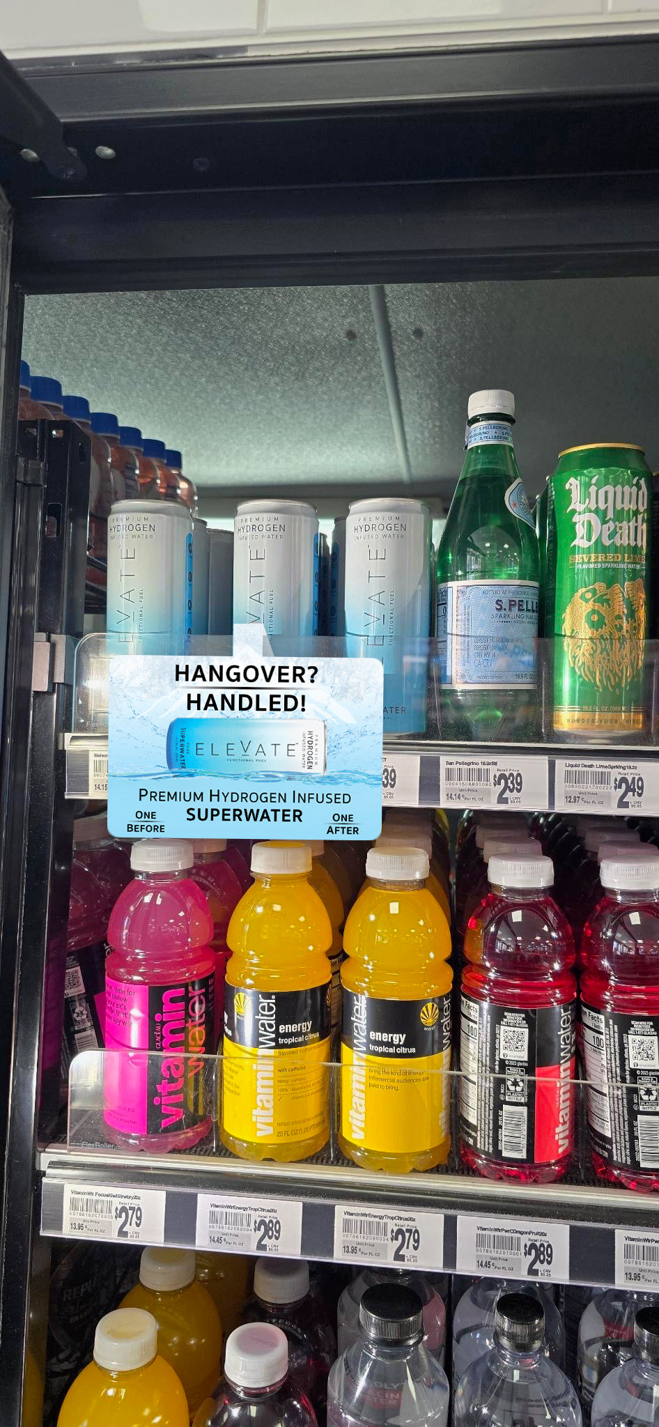 Hangover Shelf Wobbler 4"x3" $0.91 - ELEVATE BEVERAGES