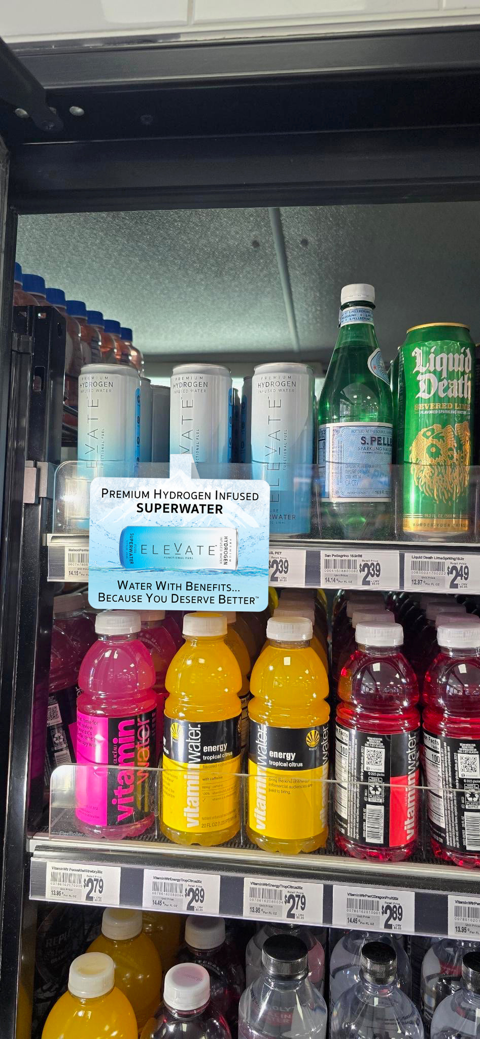 Shelf Wobbler 4"x3" $0.91 - ELEVATE BEVERAGES