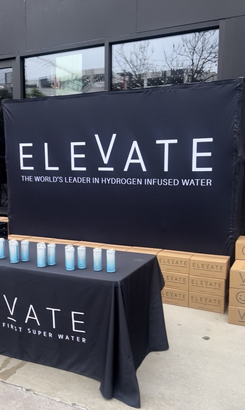 ELEVATE 10'x10' Backdrop $500 - ELEVATE BEVERAGES